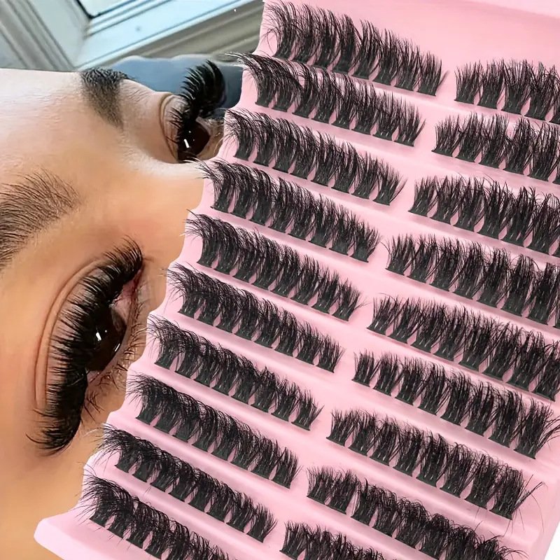 3D Voluminous False Eyelashes Segmented Clusters - Image 4