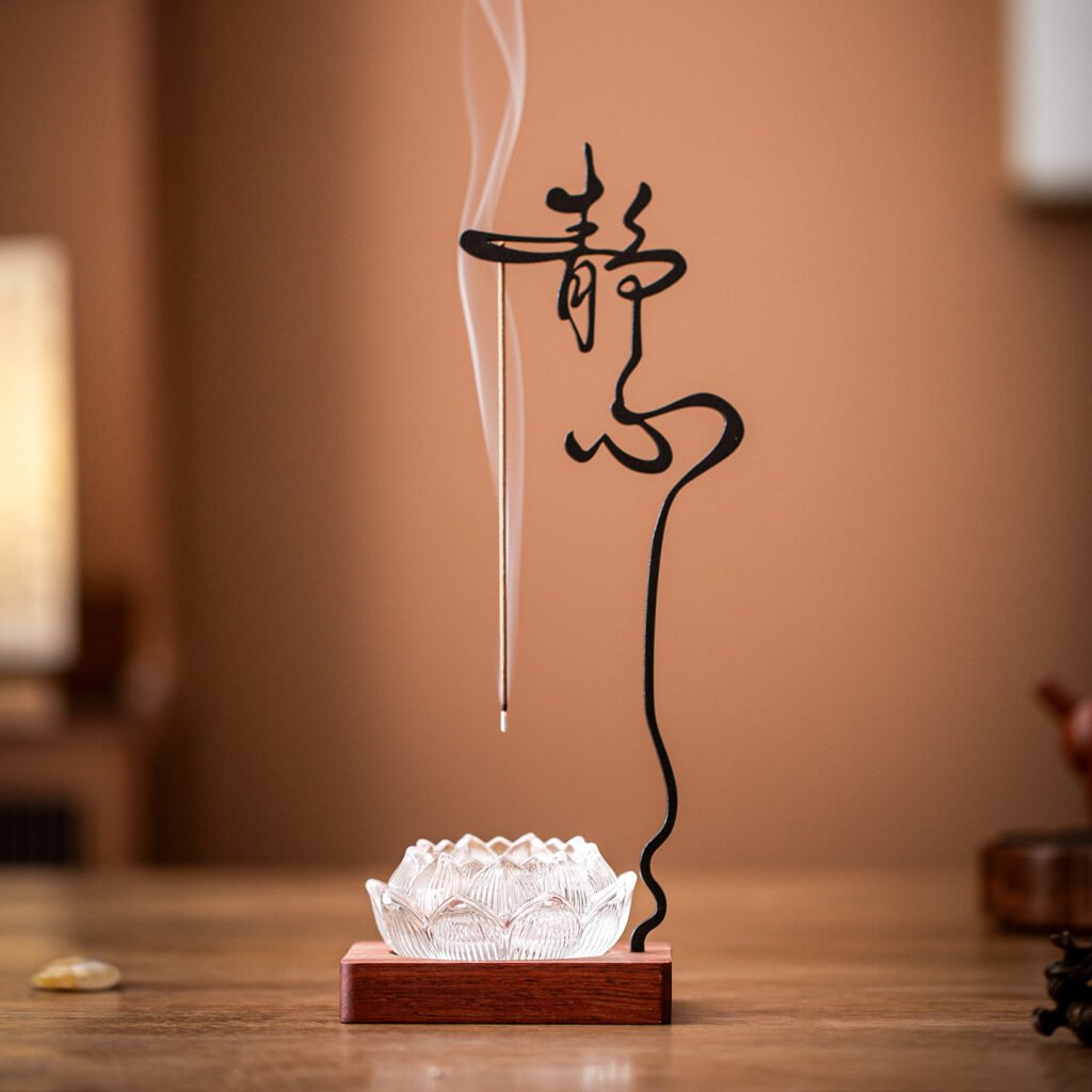 Creative Lotus Incense Holder Zen Aromatherapy Decor
