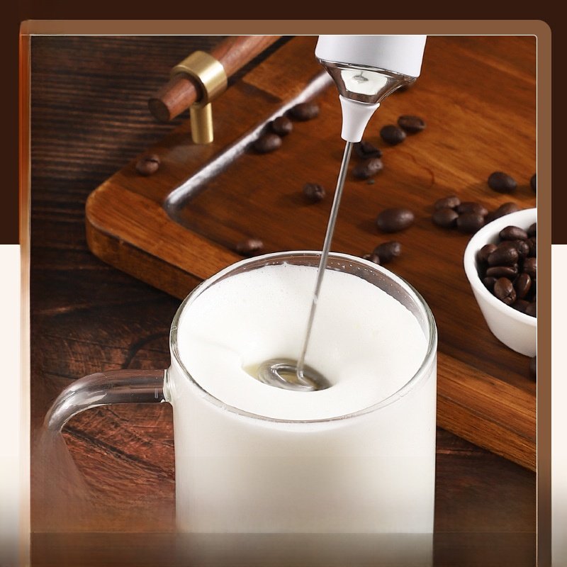 Household Handheld Egg Liquid Frother, Coffee Milk Frother, Electric Milk Mixer, Cream Whipper - Image 3