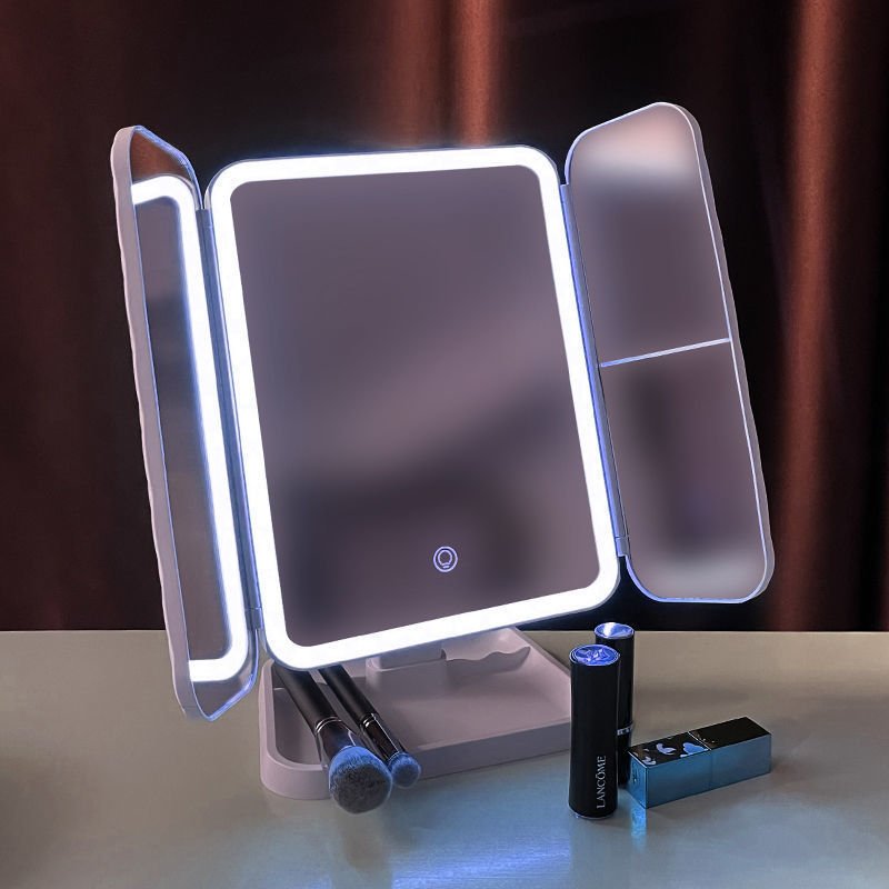 Desktop LED Makeup Mirror with Light